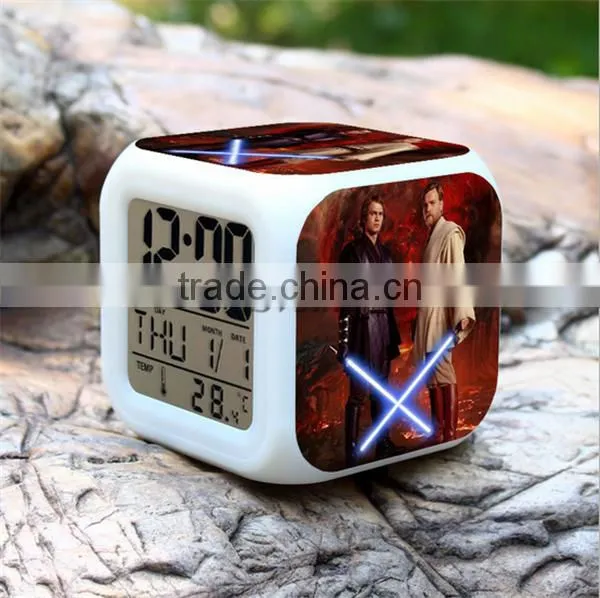 Hot Movie Zootopia LED Alarm Clock, Wide Hopps Digital Alarm Clock, Zootopia Cartoon Clock for Kids