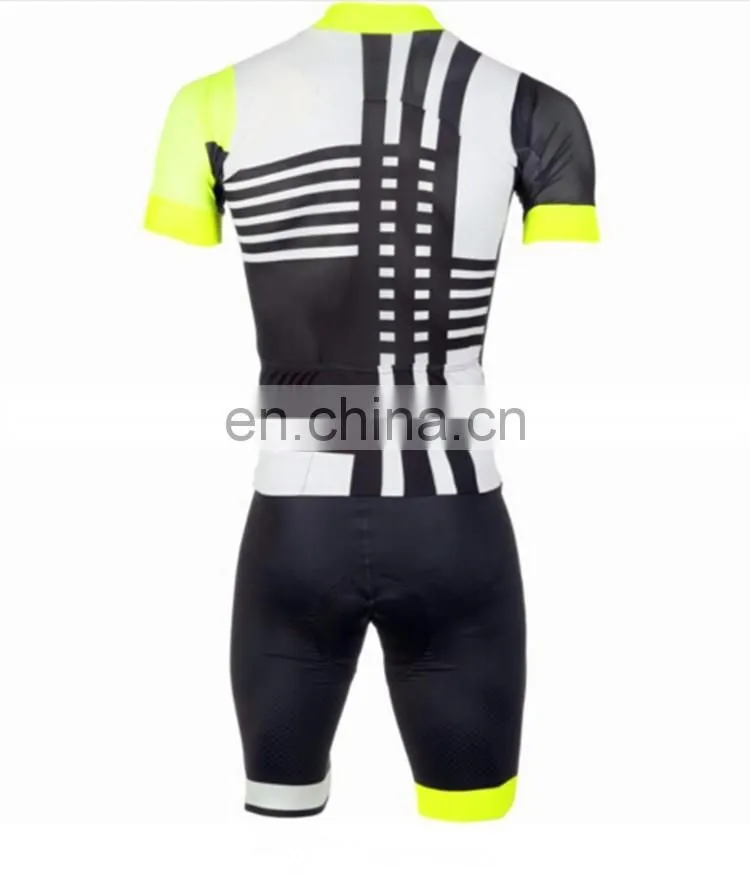 High quality moisture absorption custom triathlon cycling wear