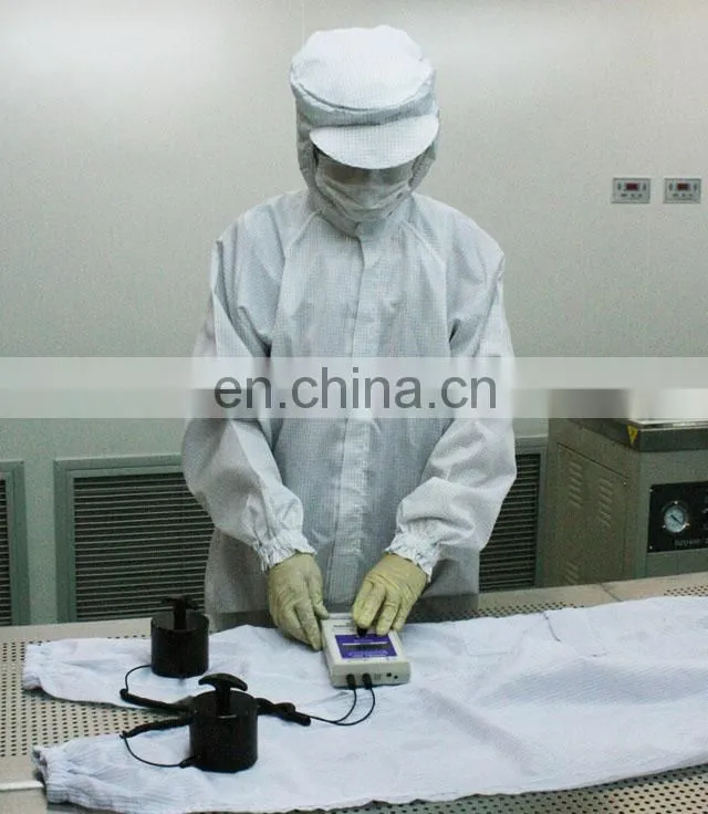 anti static electricity 2n7002 esd protection white clean room coveralls clean room bunny suit suppliers