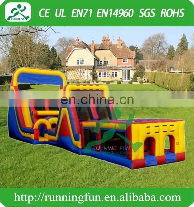 0.55mm PVC Materia Boot Camp Inflatable Obstacle Type Cheap Inflatable Obstacle Course For Sale