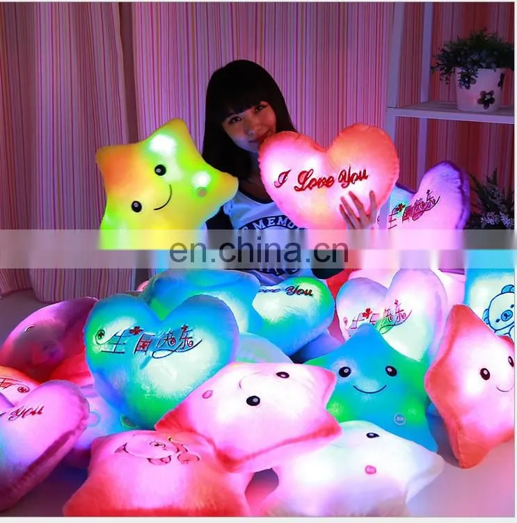 colorful dream music toy doll Luminous hold Light pillow