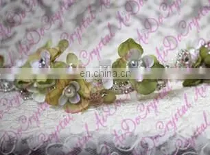 Aidocrystal brital wedding party hair flower accessories,rhinestone bridal headwear,wedding headpiece