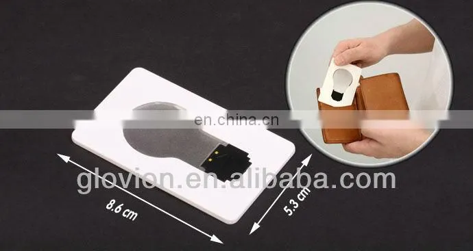Plastic new classic credit card led lamp wholesale Card style LED Lamp LED card lamp gift credit card flashlight