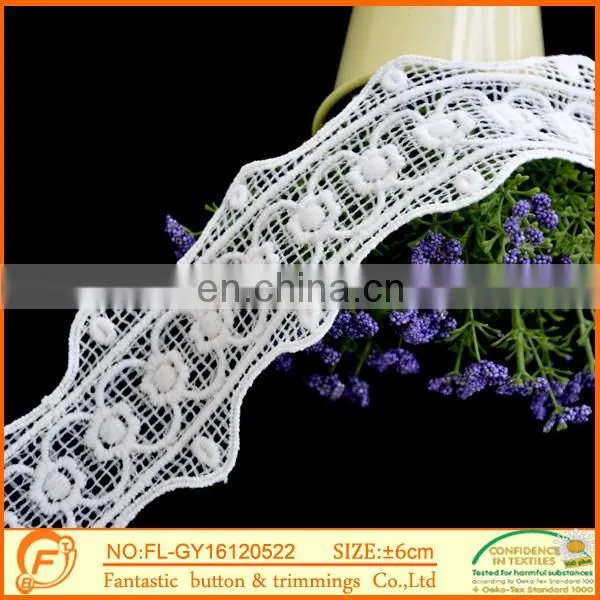 Flower Trimming laces And White lace China fabric lace Wholesale Tassels