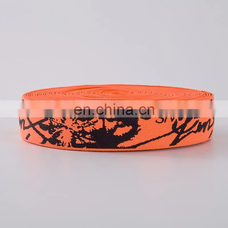 Elastic Webbing With Jaquard