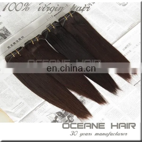 Fashional factory supply alibaba express 100% full cuticle no acid human hair peruvian