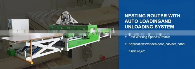 Woodworking CNC Router machinery automatic furniture making machie with ce
