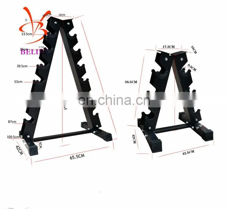 Dumbbell Steel Rack for Fitness Equipment Storage