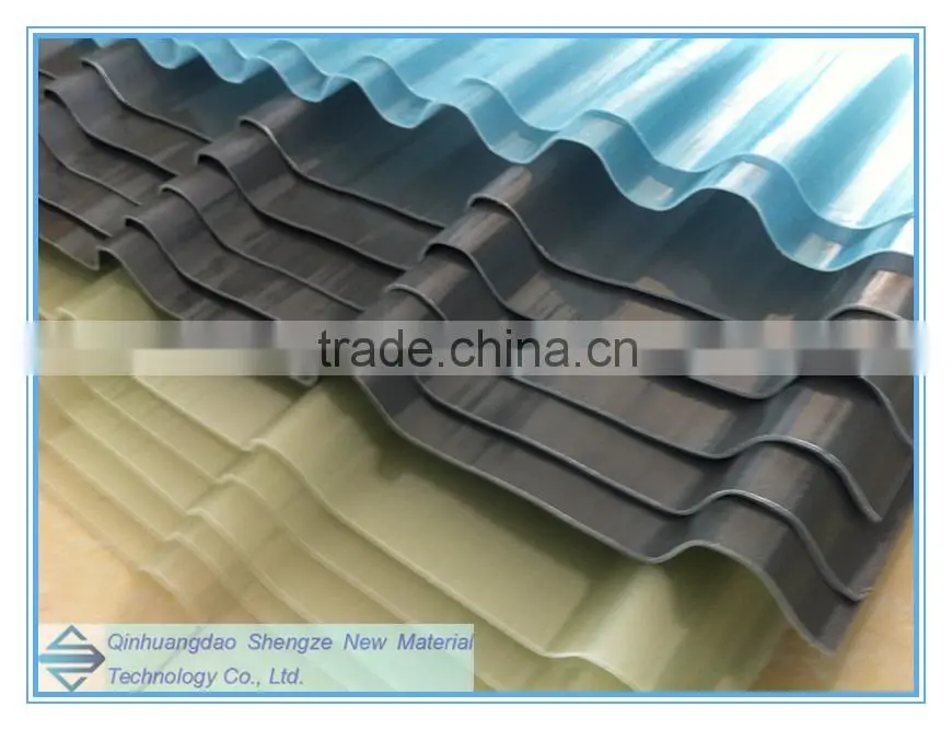 FRP daylight roof /continuous technique advanced plane skylight/corrugated plane skylight