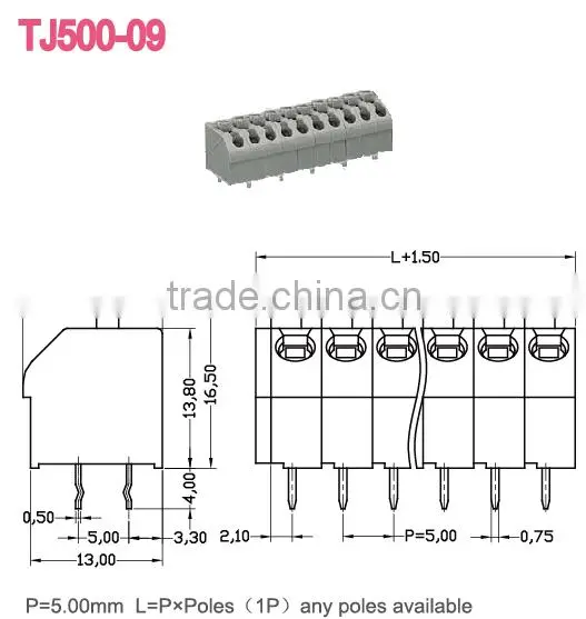 PCB Spring terminal blocks