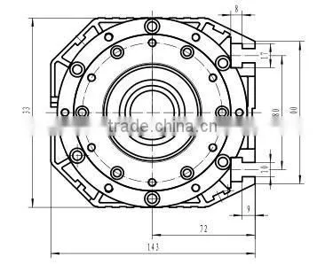 cnc spindle 8kw short nose air cooled ATC spindle ISO30/BT30 220V spindle gdz143*133-8kw