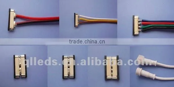 2014 New item!!!Convenint 10mm wide LED strip connector for 5050 RGB led strips