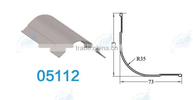 05112 Trailer body outside aluminum corners profile