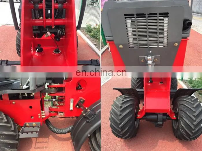 Europe market articulated mini wheel loader for home use