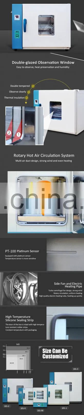 Soil laboratory convection drying oven