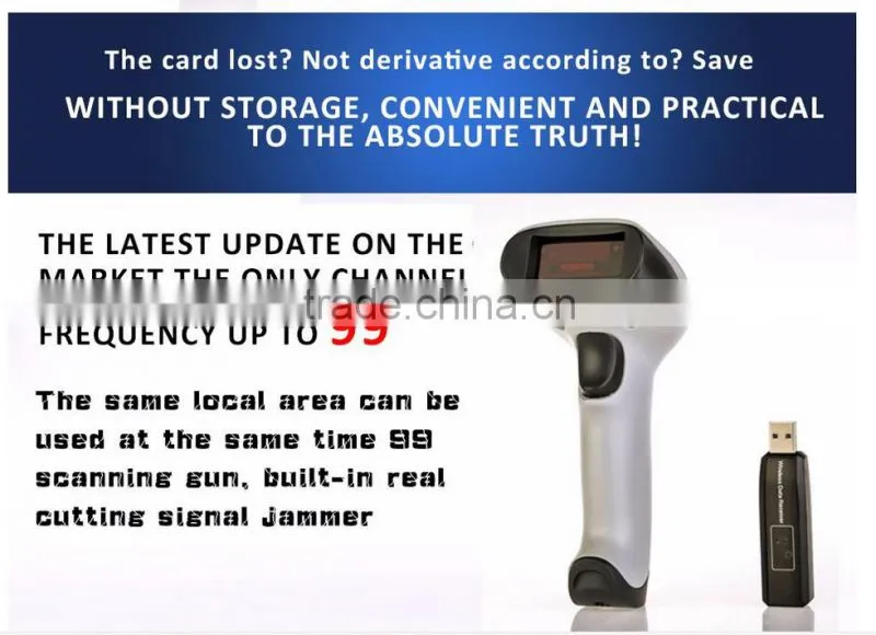 Handle laser RD-1908 wireless barcode scanner