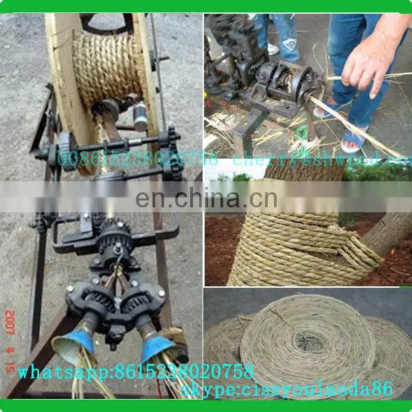 2020 hot sale automatic grass straw rope making machine
