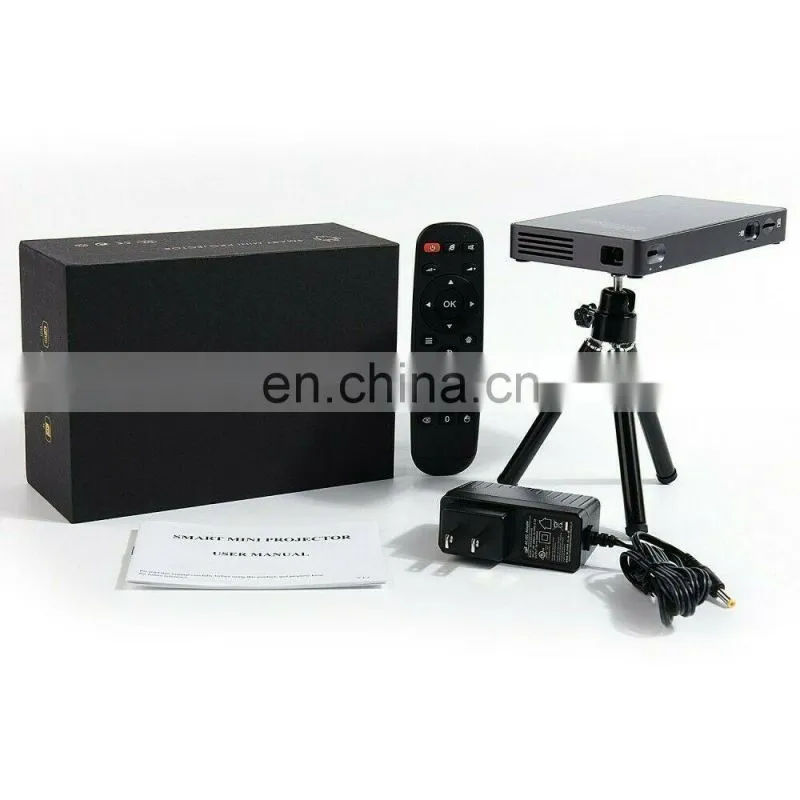 New HD Pico Projector P8 Android Smart Portable mini Projector Home Office Wireless WIFI Projection