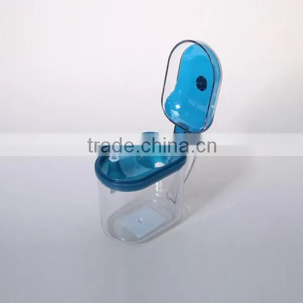 Retangular 650ml plastic cook oil bottle kitchen accessories