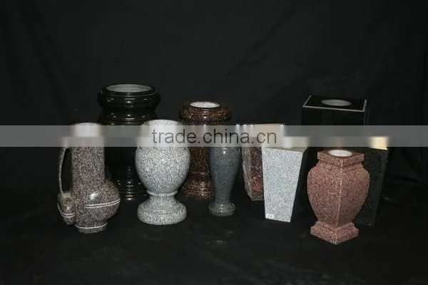 Shanxi Black Granite Vase