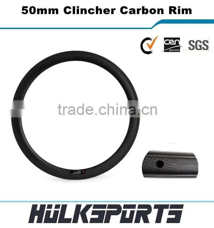 700c carbon fiber road bike rims 23mm width carbon bicycle rim cycling wheels 50mm clincher carbon rim