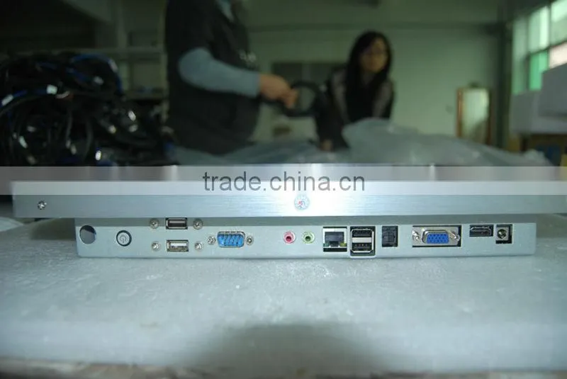 Used 15 Inch Fanless LCD Industrial Touch Panel PC All In One Aluminum Computer Industrial Computers