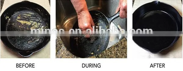 Stainless Steel Chainmail Scrubber Cast Iron Chainmail Pot Cleaner