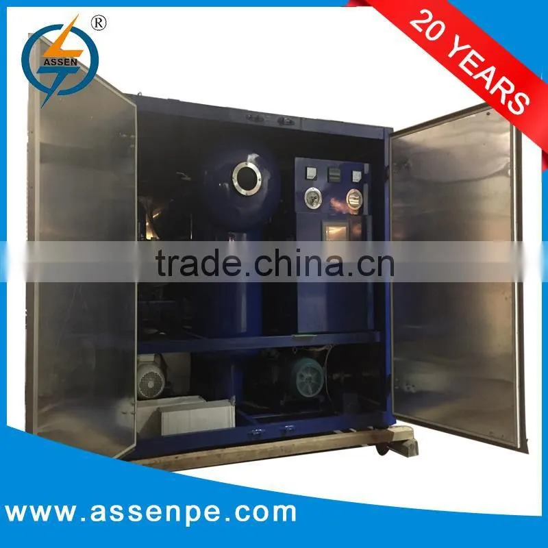 Mobile type circuit breaker oil filtration machine