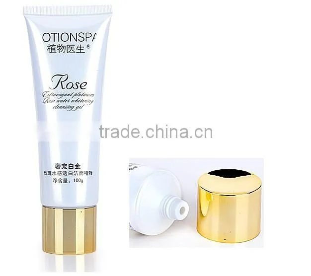 Red tube for skin care products,plastic tube for cosmetic packaging