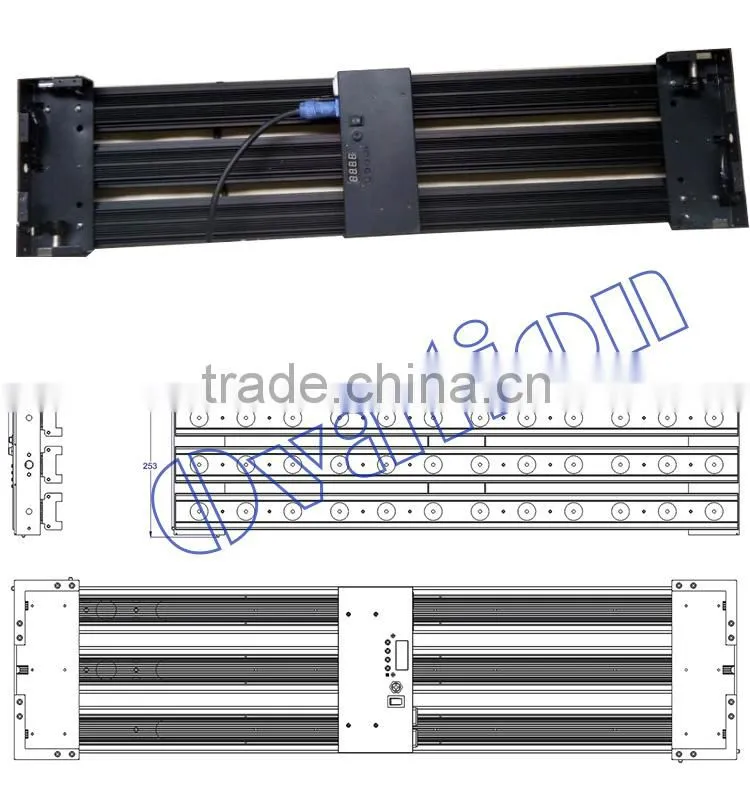 36pcs 3w super pixel bar led warm white matrix bar