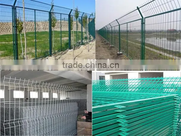 solar panel bracket pv kits fence for ground Power Coated Guardrail Mesh Fence