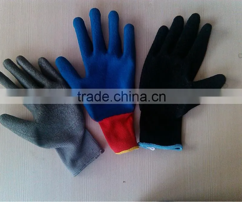 nylon latex coated work gloves