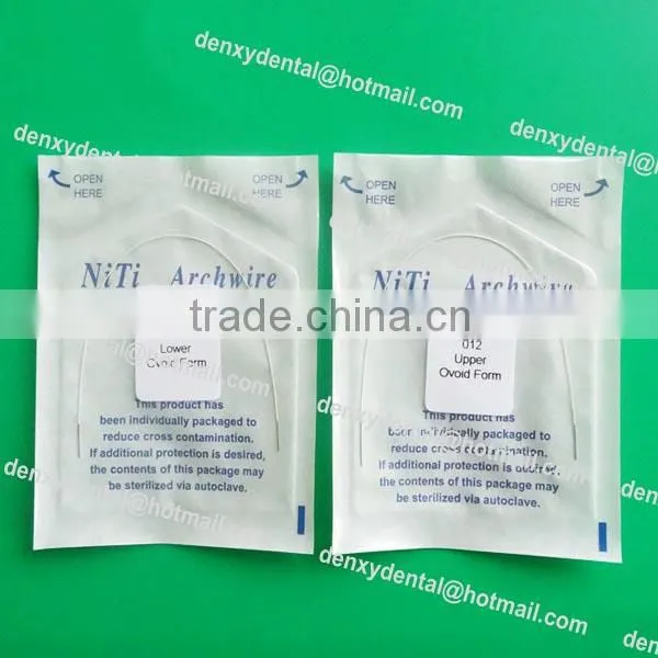 Niti dental wire shape memory wire spool niti wires