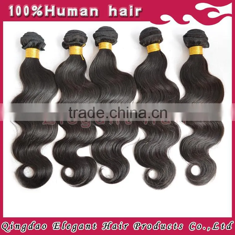 2015 new style No Shedding brazilian Remy body wave Double Drawn Virgin Hair