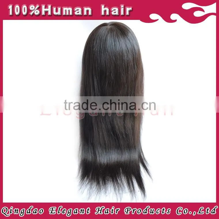 New products 6A high quality silky straight hair black women brazilian hair full lace wig