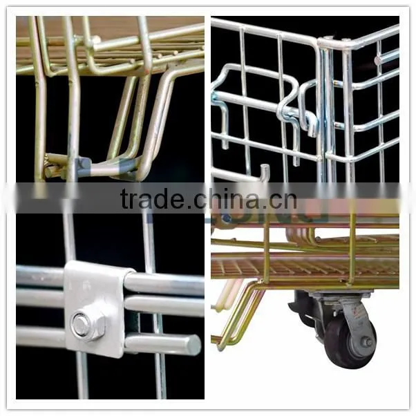 Good sale medium duty collapsible cargo forklift safety cage