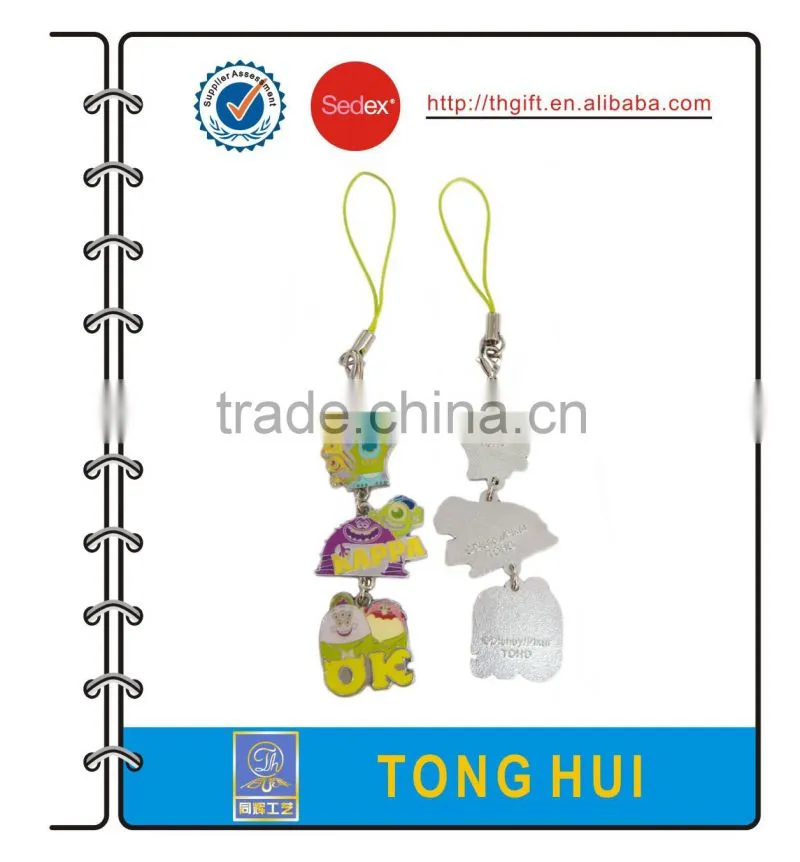 Mobile Phone Key chain metal