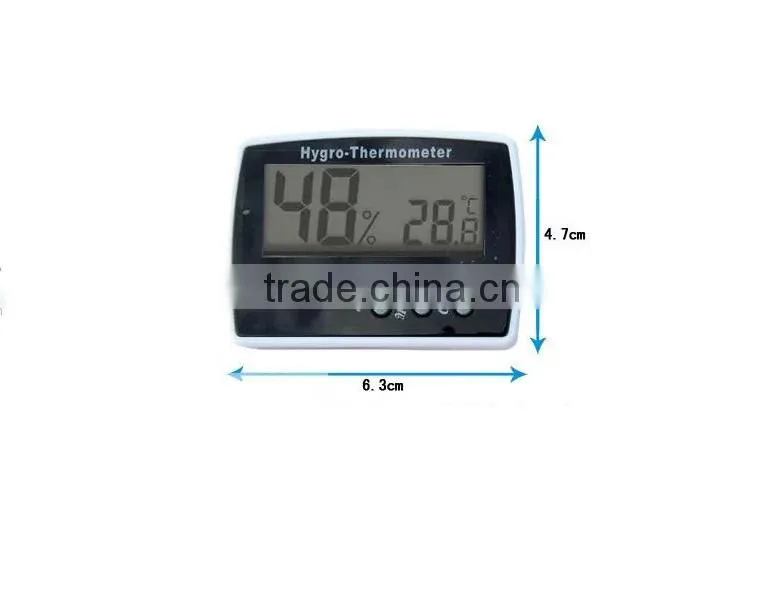 CE approved digital LCD thermometer hygrometer