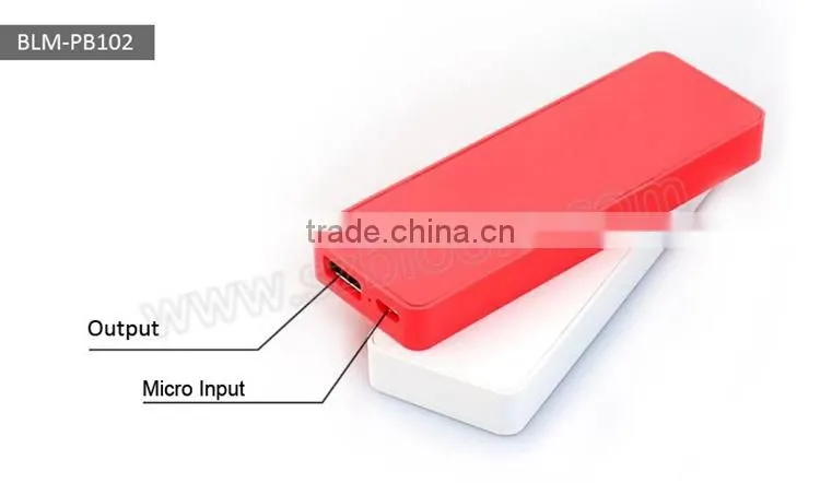 Factory 2000mah slim power bank ,manual for universal power bank ,2000mah power bank custom shape