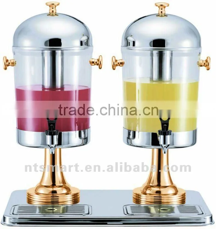 Gold plating juice dispenser