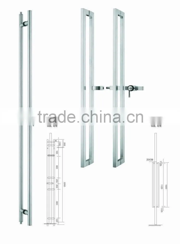 supplier directory glass commercial door pull handle with lock