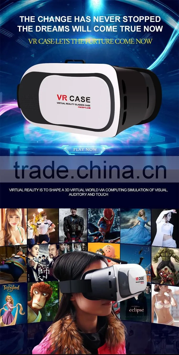 3d sublimation case for android phones, gaoxin private mould design vr box 2, hote selling low cost 3d vr