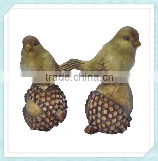 home decoration ceramic bird figurine