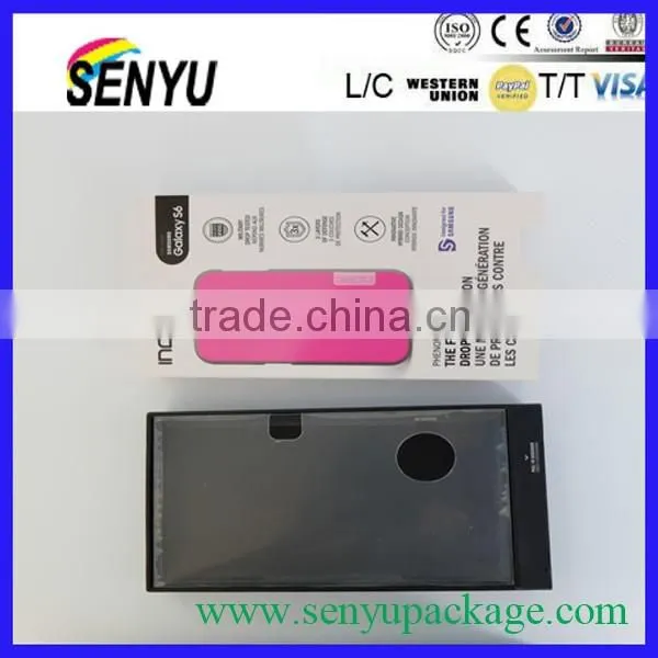 2015 new stylish packaging box plastic window with fast delivery