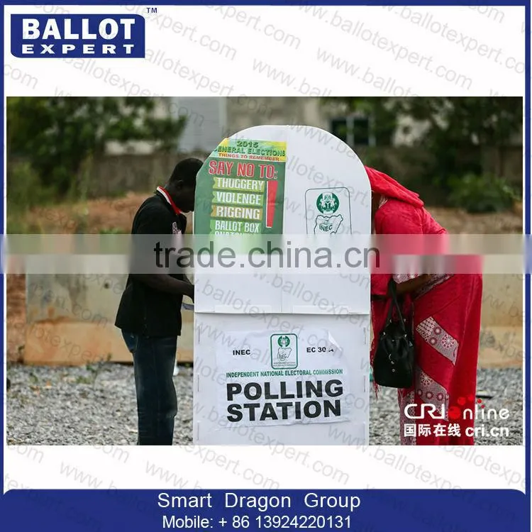 JYL SE-TDC007 factory direct sales cardboard voting booth with high quality