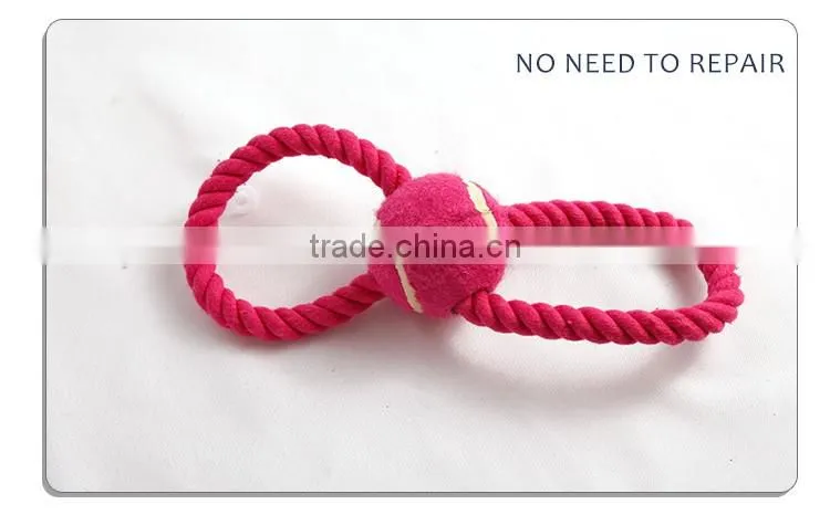 rope toy for pet dog with durable cotton knots and reasonable price