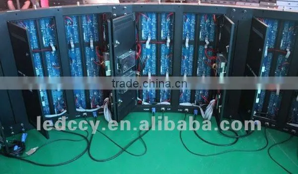 360 degree viewing angle P20mm column shaped advertising led screen