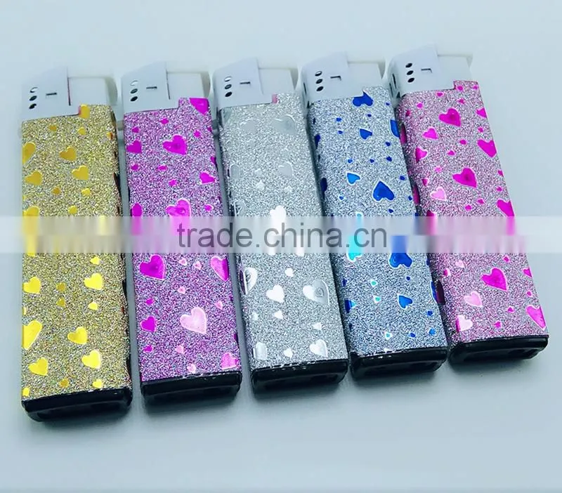 Flash sticker rechargable lighters car cigarette homemade lighter