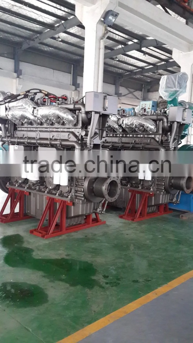 CCS Certificate 706KW YUCHAI diesel generator marine engine ship engine
