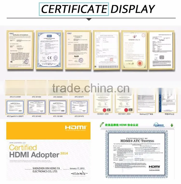 Xinya factory best price New 1.5m 3m VGA Cable Male to Male Extension Monitor Cable